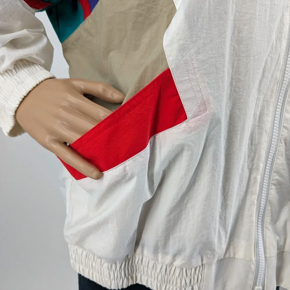 NWT Vintage 1990s Koret Francisca Windbreaker Jacker Oversized Size XL